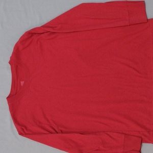 Hanes Basic Boy's Red Long Sleeve Shirt in Size 8